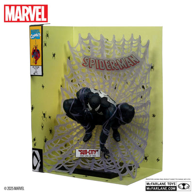 Marvel Collection PVC Statue 1/6 Spider-Man (Spider-Man #1)(Black Suit)(Chase) 15 cm - Damaged packaging