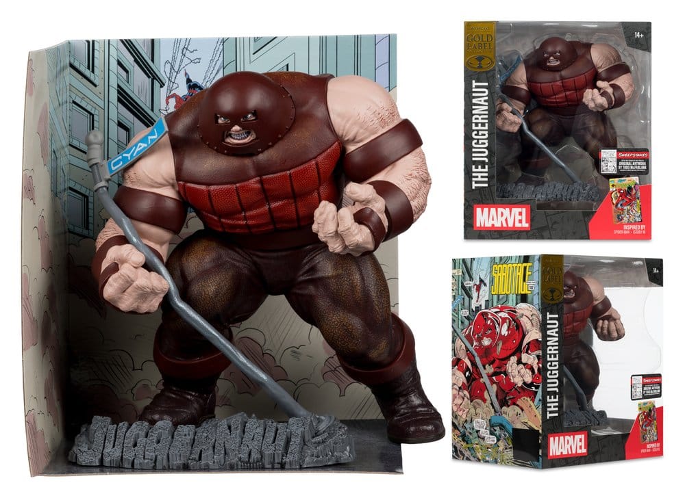 Marvel Collection PVC Statue 1/10 The Juggernaut (Spider-Man #16) Gold Label 17 cm - Damaged packaging