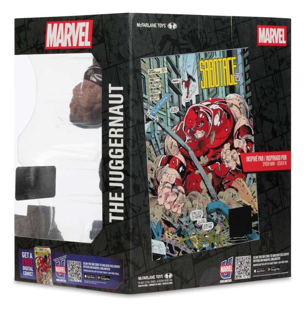 Marvel Collection PVC Statue 1/10 The Juggernaut (Spider-Man #16) Gold Label 17 cm - Damaged packaging