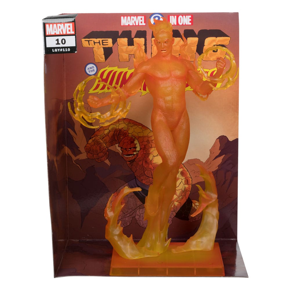 Marvel Collection PVC Statue 1/6 Human Torch (Marvel 2 in 1 #10) 29 cm