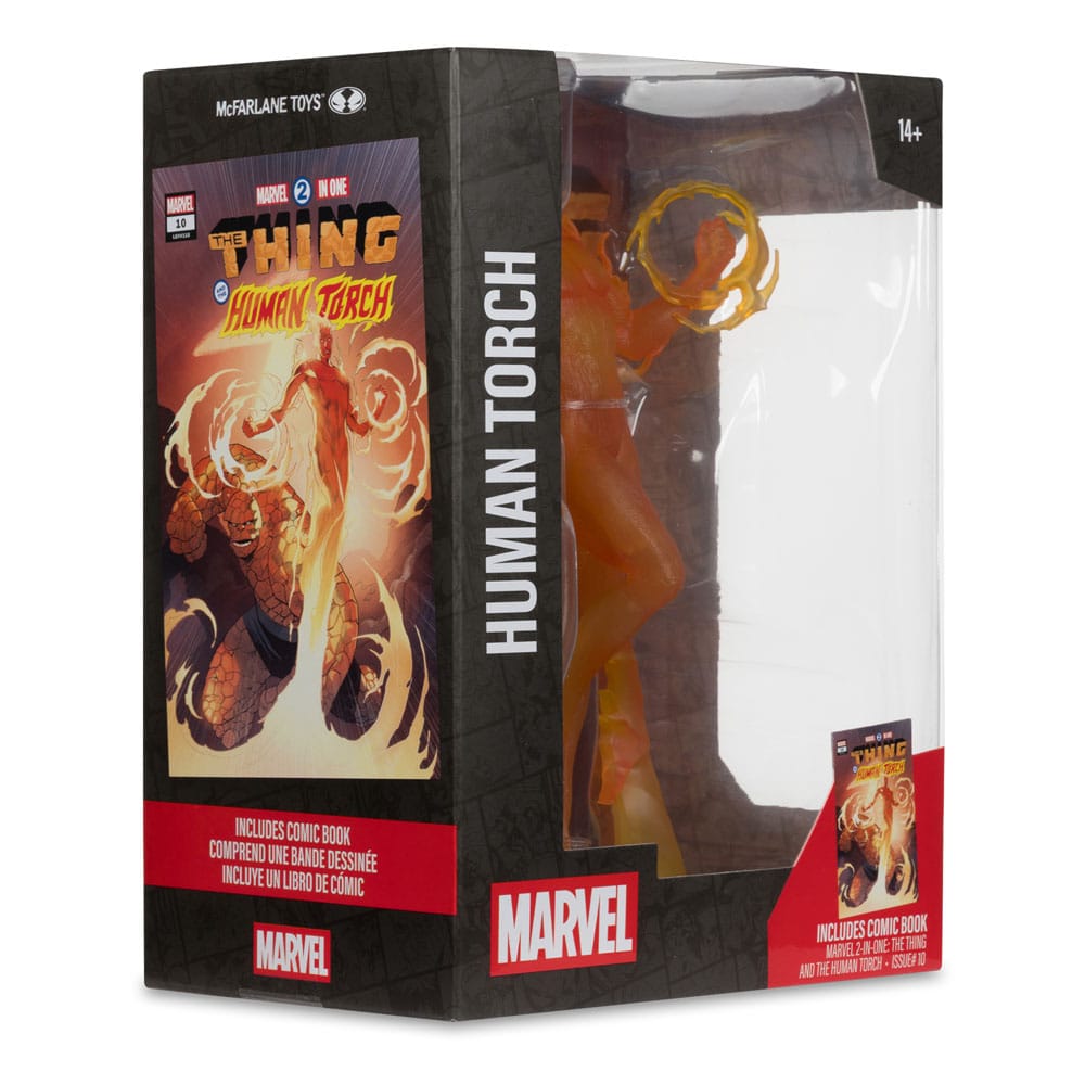 Marvel Collection PVC Statue 1/6 Human Torch (Marvel 2 in 1 #10) 29 cm