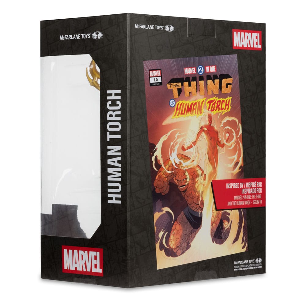 Marvel Collection PVC Statue 1/6 Human Torch (Marvel 2 in 1 #10) 29 cm