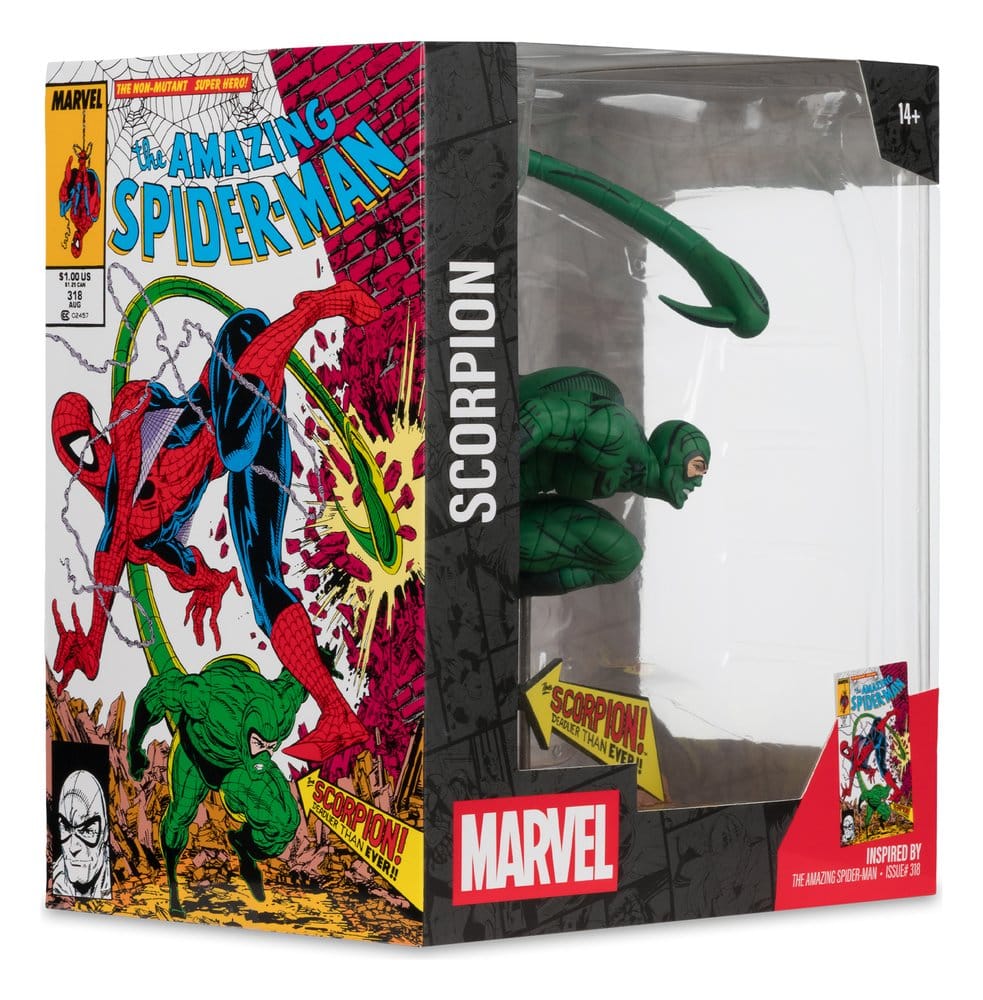 Marvel Collection PVC Figure 1/10 Scorpion (The Amazing Spider-Man #318) 17 cm - Damaged packaging