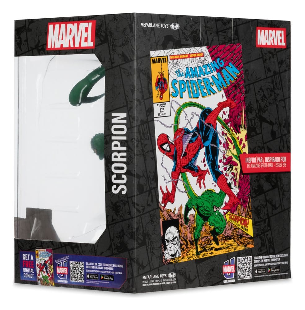 Marvel Collection PVC Figure 1/10 Scorpion (The Amazing Spider-Man #318) 17 cm - Damaged packaging