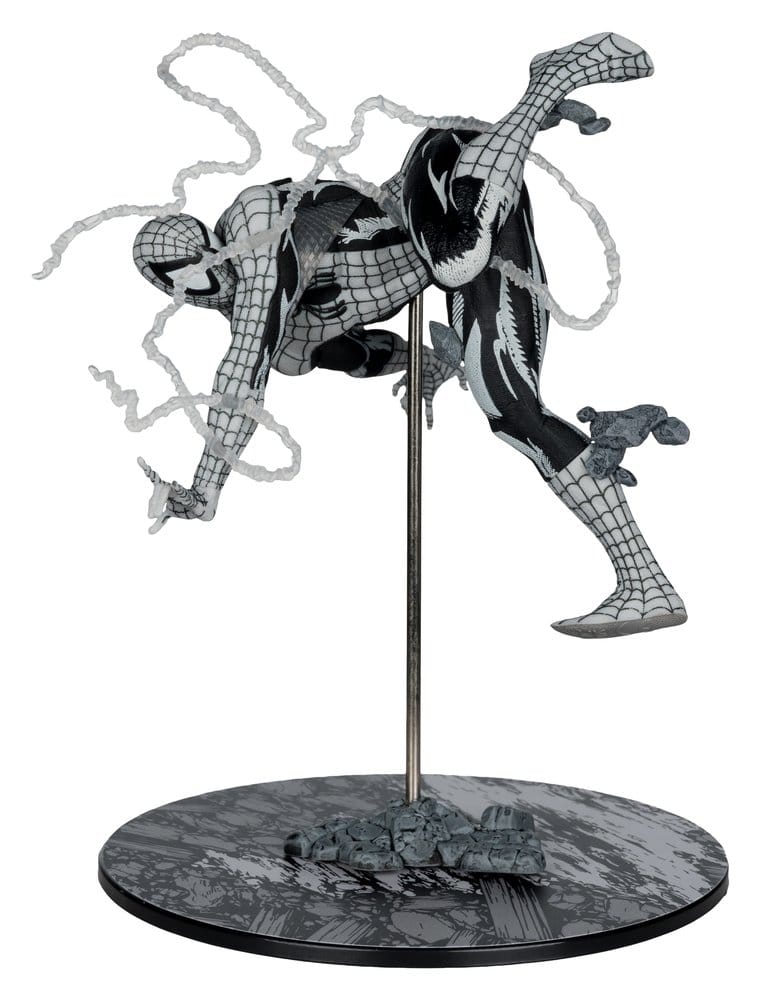 Marvel PVC Statue !/10 Spider-Man (Line Art) (The Amazing Spider-Man #318) (Gold Label) 17 cm - Damaged packaging
