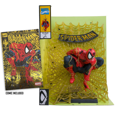 Marvel Collection PVC Statue 1/6 Spider-Man (Spider-Man #1) (Gold Edition) (Gold Label) 15 cm