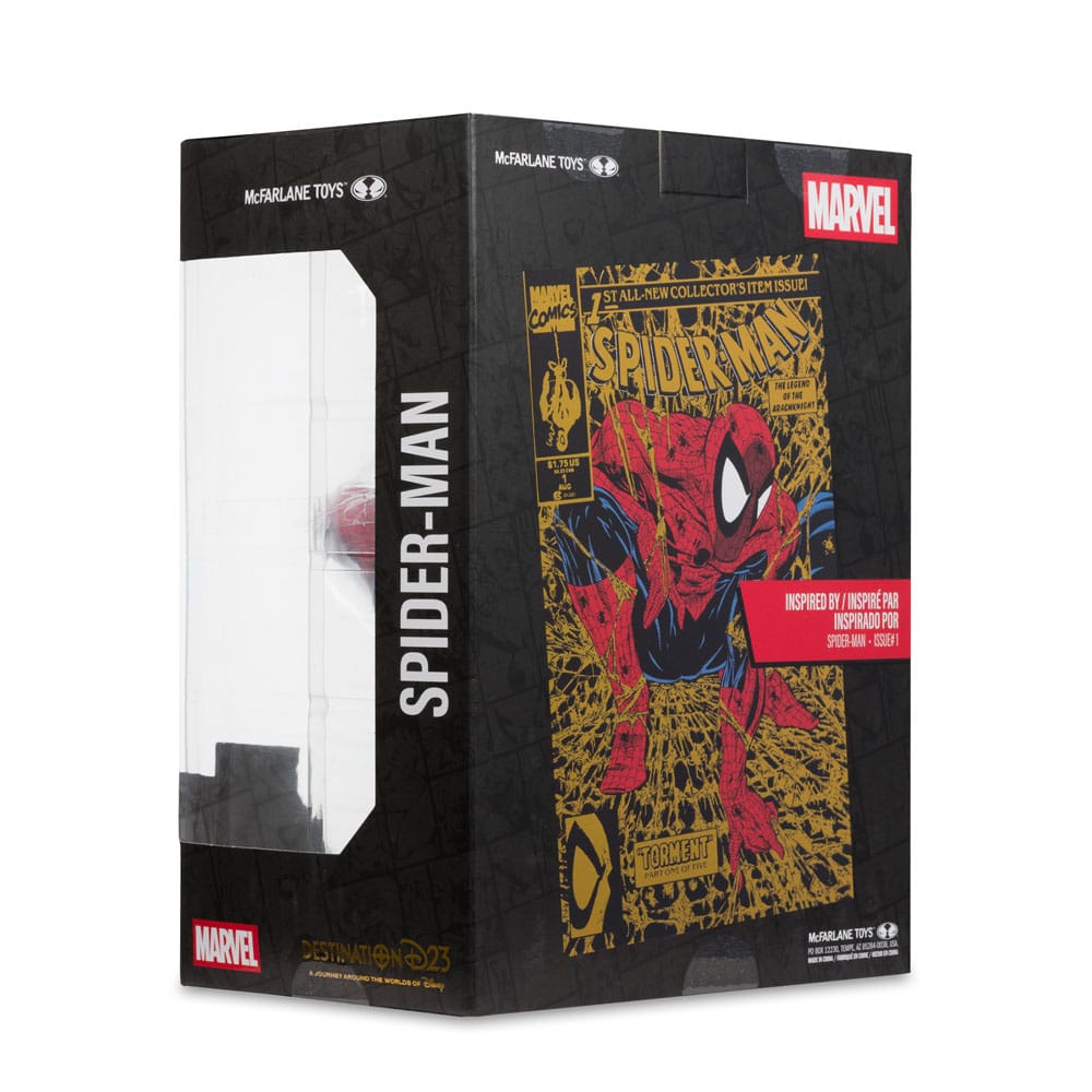 Marvel Collection PVC Statue 1/6 Spider-Man (Spider-Man # 1) (Gold Edition) (Gold Label) 15 cm
