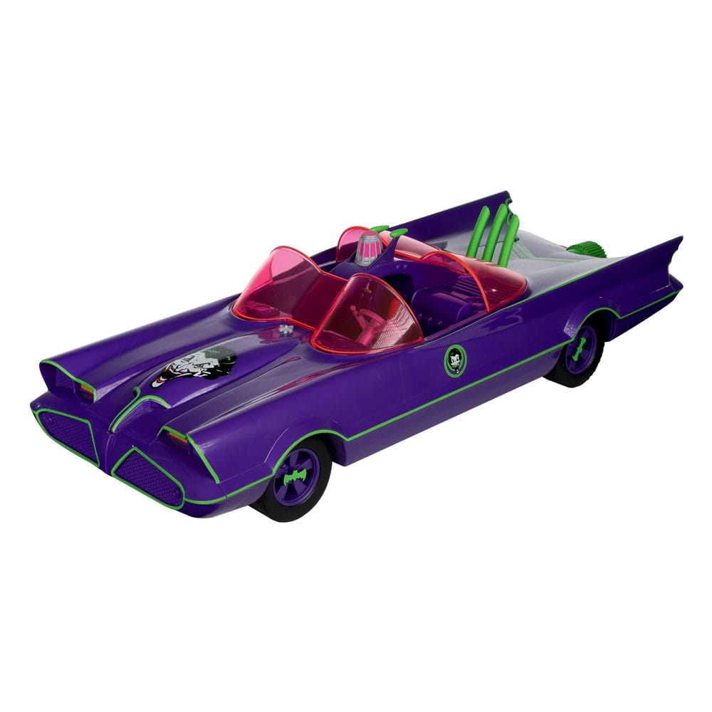 DC Retro Action Figure with vehicle Batman 66 Batmobil with Joker (Gold Label)