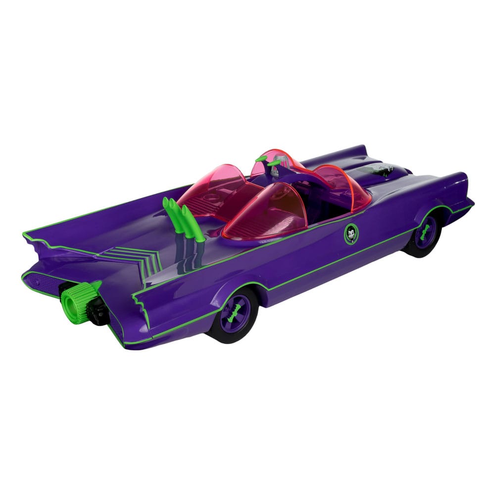 DC Retro Action Figure with vehicle Batman 66 Batmobil with Joker (Gold Label)