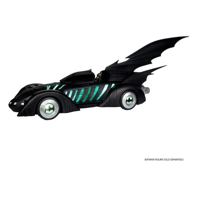 Batman Forever DC Multiverse Action Figure with Vehicle Alfred Pennyworth &amp; Batmobile (Gold Label) 79 cm