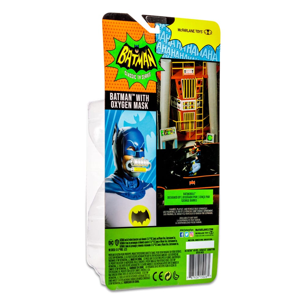 DC Retro Action Figure Batman 66 Batman with Oxygen Mask 15 cm