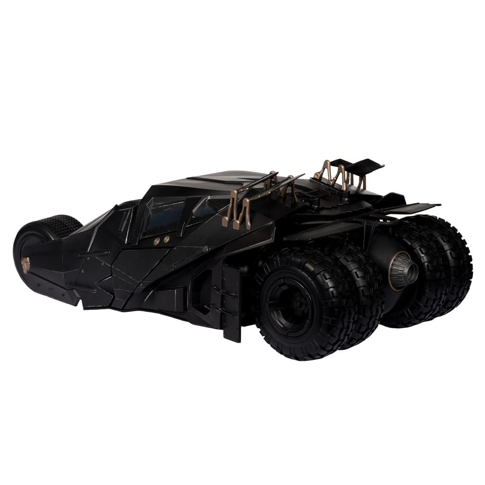 DC Multiverse Vehicle Tumbler with Lucuis Fox (The Dark Knight) (Gold Label) - Damaged packaging