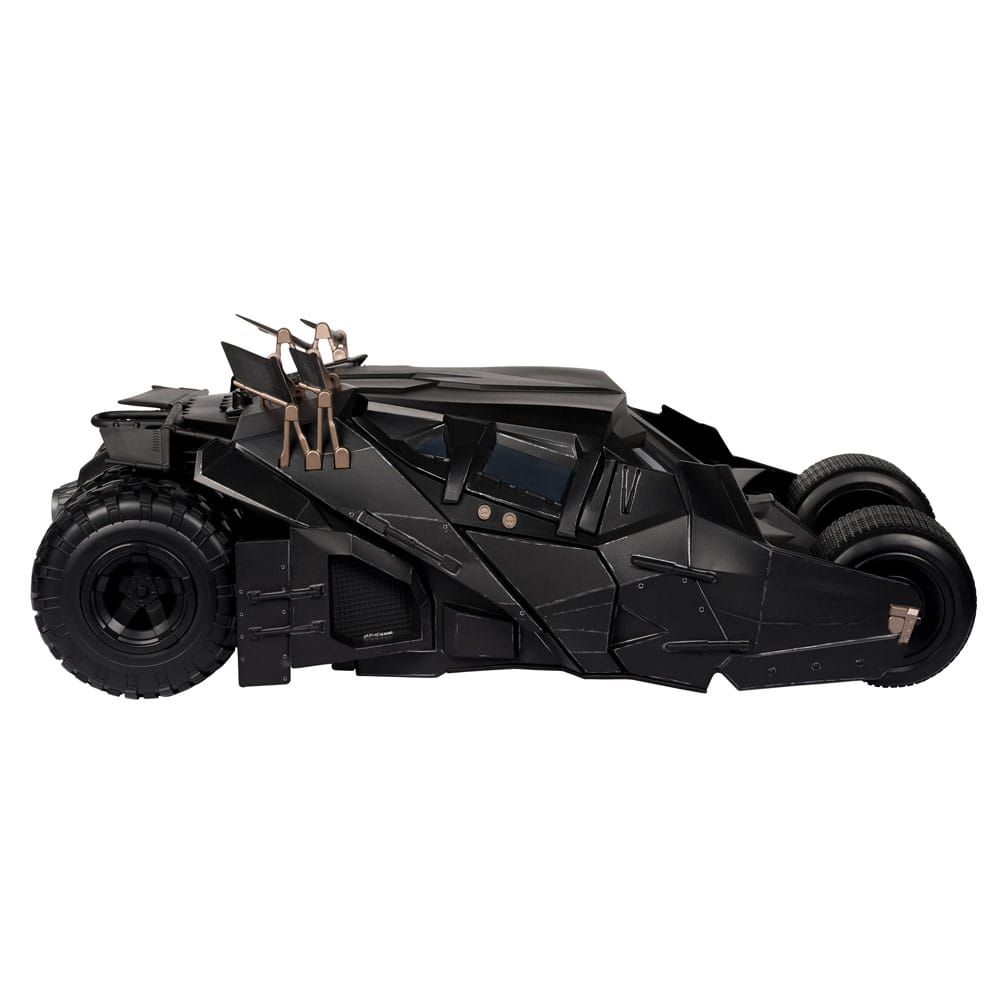 DC Multiverse Vehicle Tumbler with Lucuis Fox (The Dark Knight) (Gold Label) - Damaged packaging