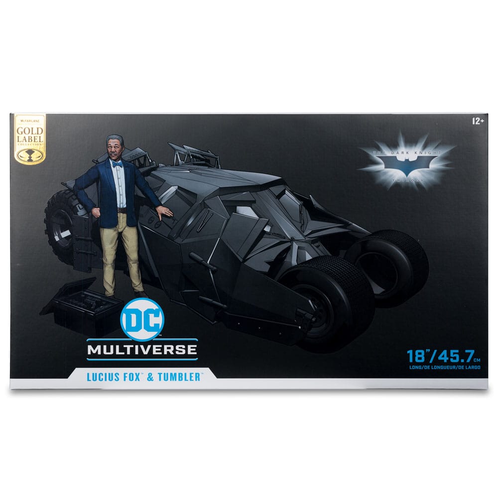 Tumbler with Lucius Fox (The Dark Knight) (Gold Label) DC Multiverse Vehicle