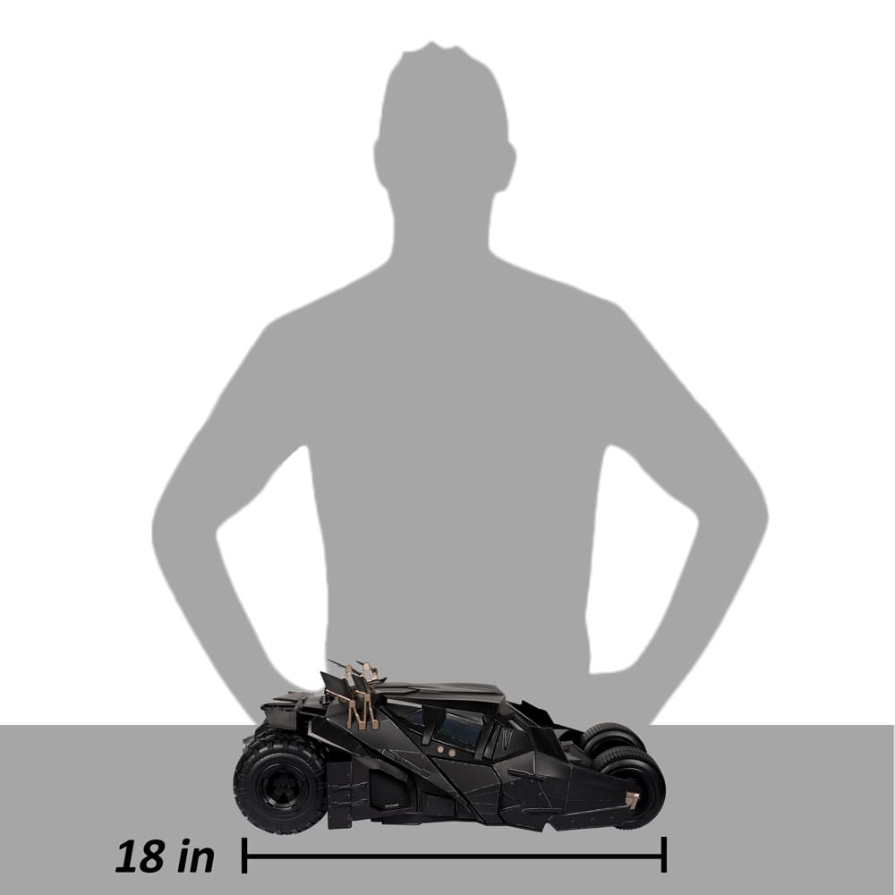 Tumbler with Lucius Fox (The Dark Knight) (Gold Label) DC Multiverse Vehicle