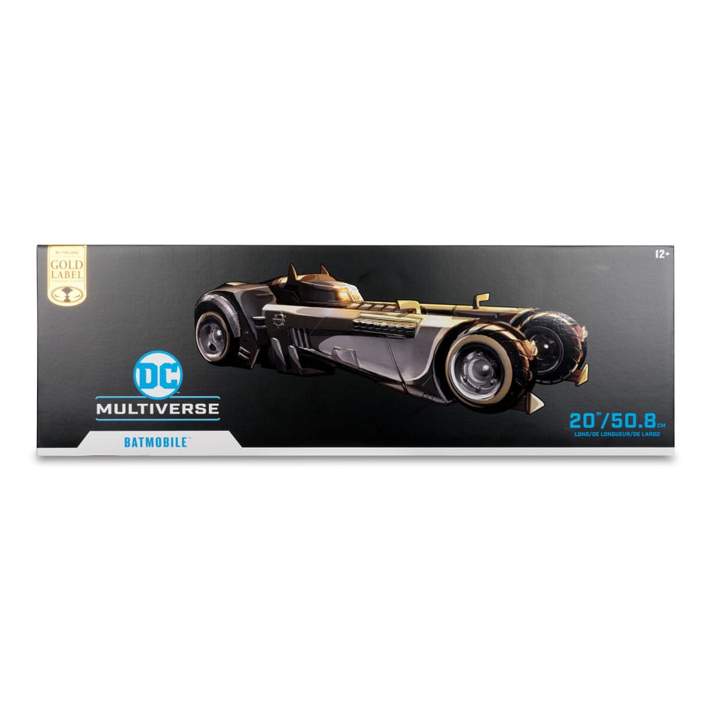 DC Multiverse Vehicle White Knight Batmobile (Gold Label) 18 cm