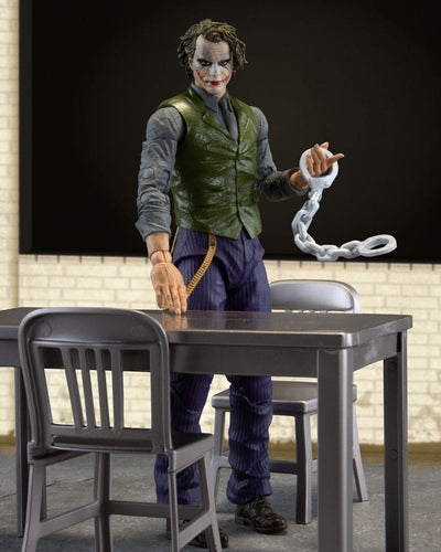 DC Multiverse Action Figure The Joker (Jail Cell Variant) (The Dark Knight) (Gold Label) 18 cm