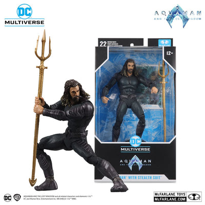 Aquaman and the Lost Kingdom DC Multiverse Action Figure Aquaman with Stealth Suit 18 cm