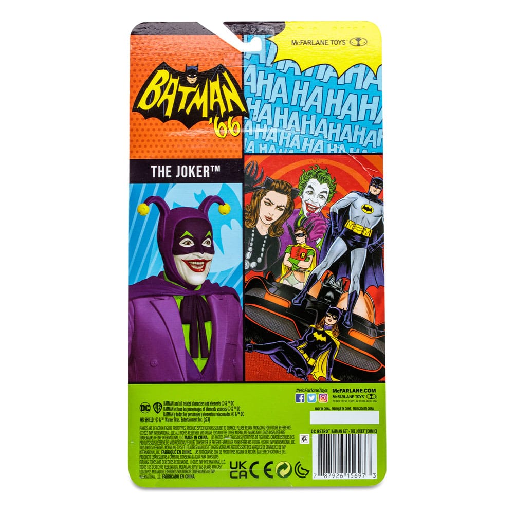 DC Retro Action Figure Batman 66 The Joker (Comic) 15 cm