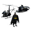 DC Direct Super Powers Action Figure Pack of 3 Batman (Black Suit), The Whirly & The Batwing (Black) (Gold Label) (SDCC) 13 cm