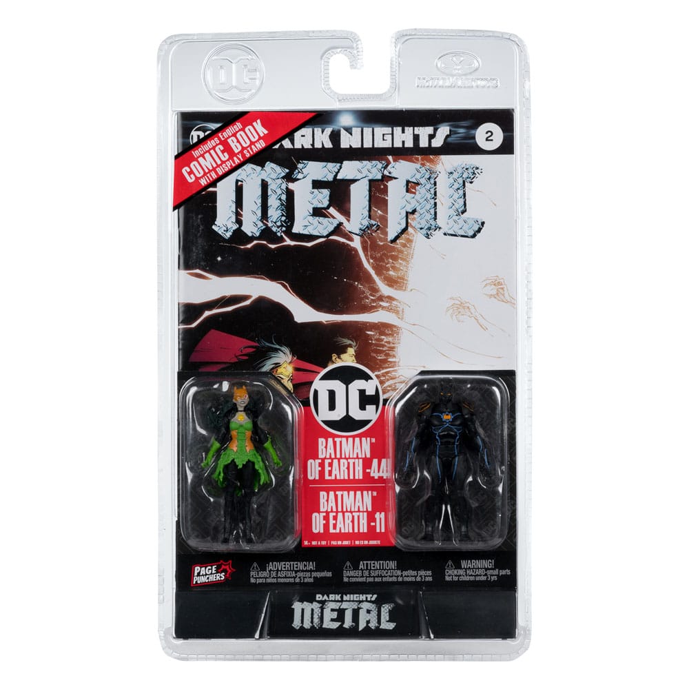 DC Direct Page Punchers Action Figure 2-Pack Batman of Earth-44 & Batman of Earth-11 (Dark Nights: Metal) 8 cm