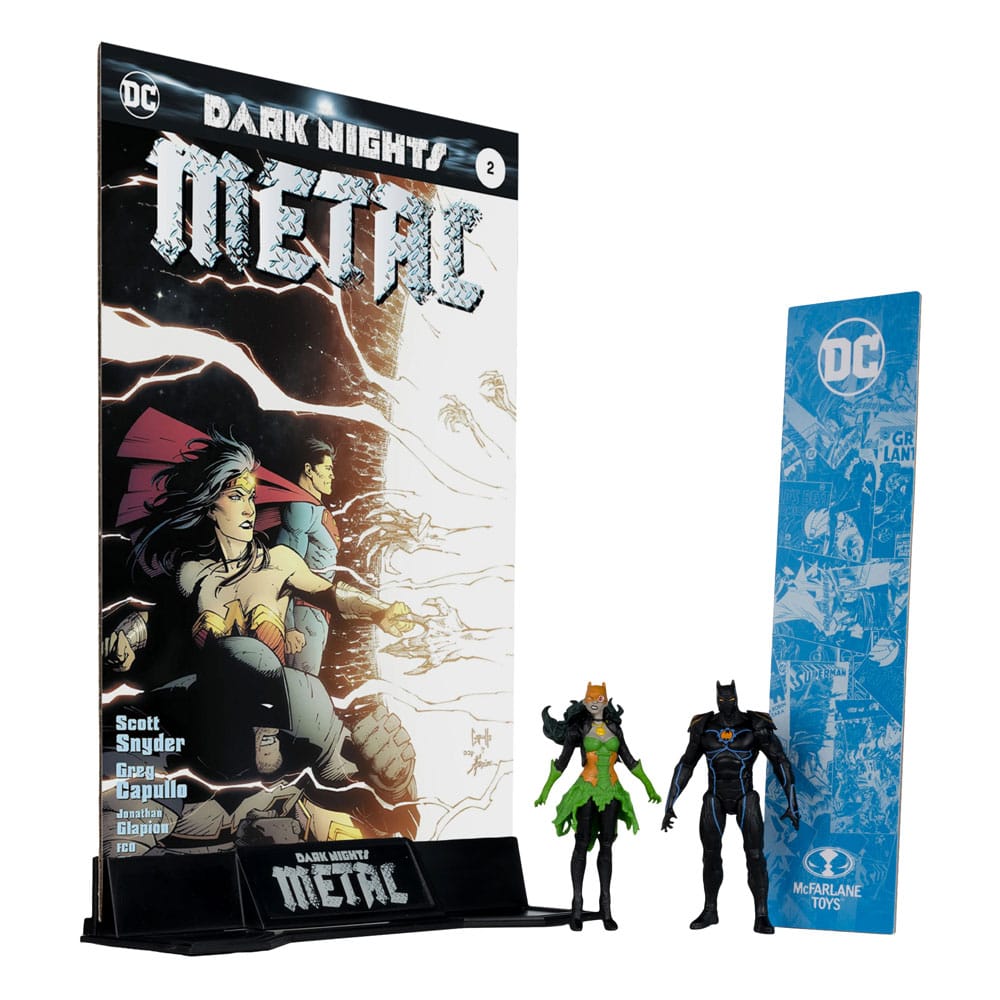 DC Direct Page Punchers Action Figure 2-Pack Batman of Earth-44 &amp; Batman of Earth-11 (Dark Nights: Metal) 8 cm