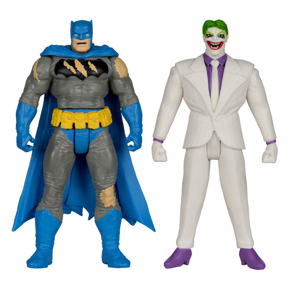 DC Direct Page Punchers Action Figure 2-Pack Batman &amp; The Joker (Batman: The Dark Knight Returns) 8 cm