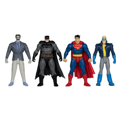 DC Direct Page Punchers Action Figure 4-Pack Batman &amp; Son of Batman &amp; Superman &amp; Joker 7 cm