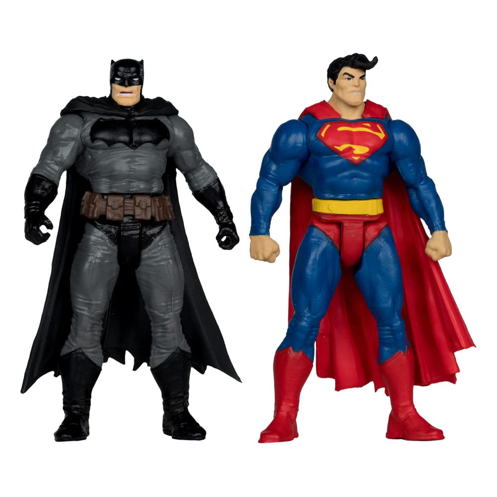 DC Direct Page Punchers Action Figure 4-Pack Batman & Son of Batman & Superman & Joker 7 cm