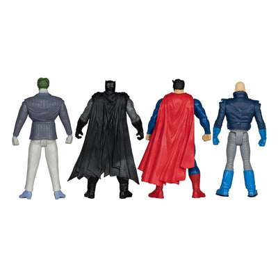 DC Direct Page Punchers Action Figure 4-Pack Batman &amp; Son of Batman &amp; Superman &amp; Joker 7 cm
