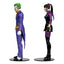 DC Multiverse Action Figures Pack of 2 The Joker &amp; Punchline 18 cm