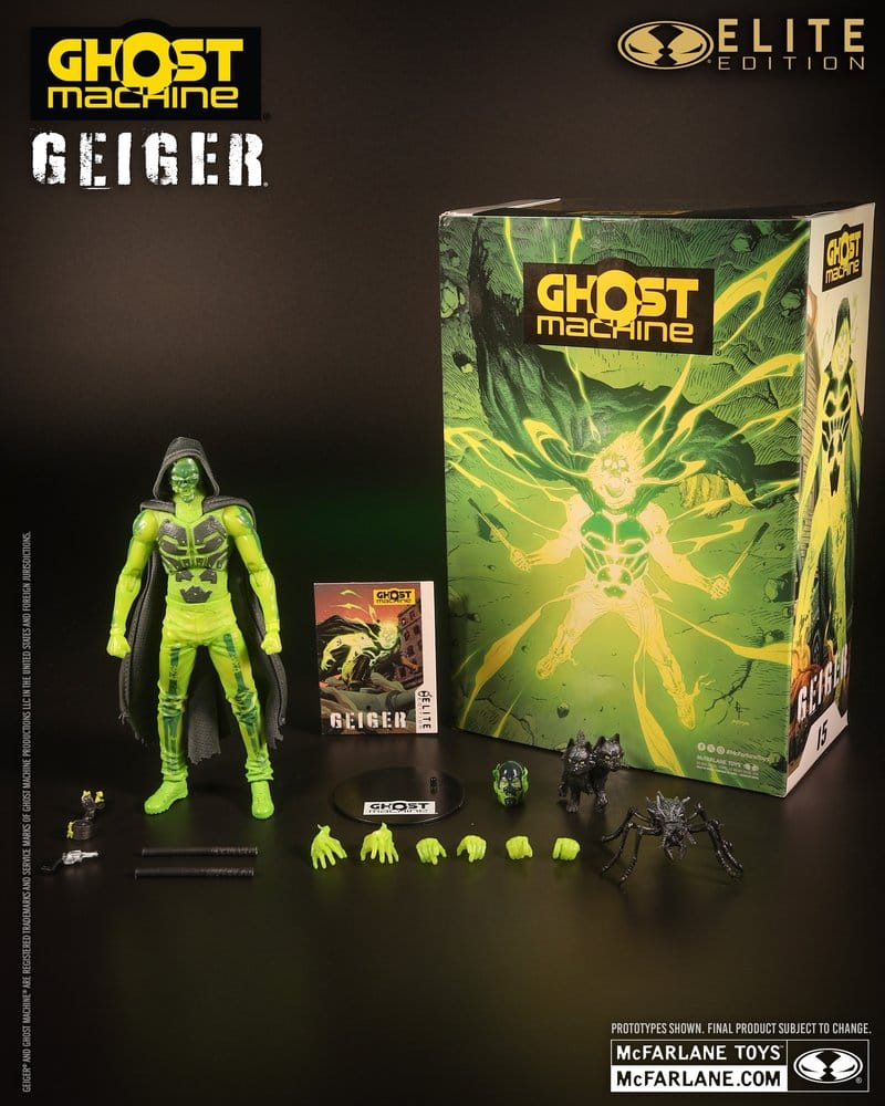Ghost Machine McFarlane Elite Edition Deluxe Action Figure Geiger 18 cm