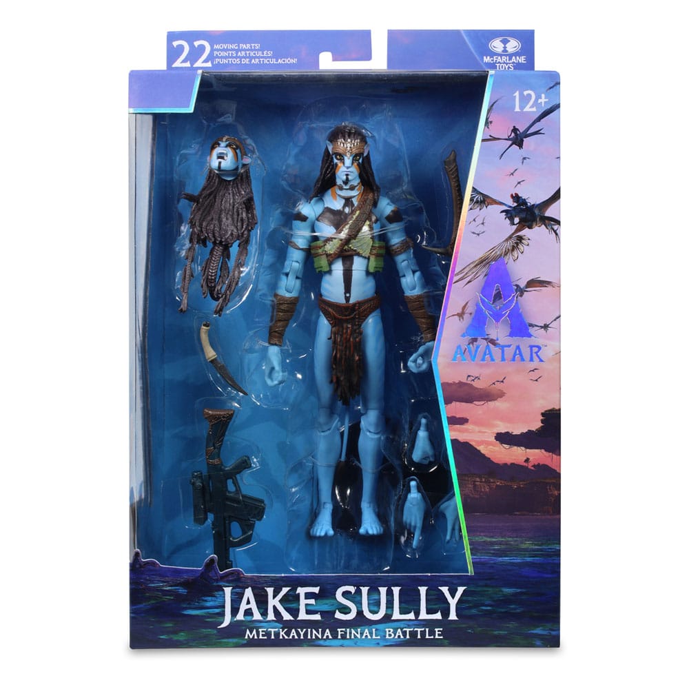 Avatar: Fire and Ash Action Figure Jake Sully (Metkayina Final Battle) 18 cm