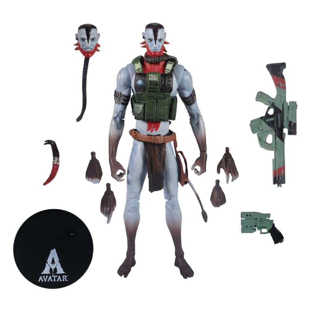 Avatar: Fire and Ash Action Figure Recom Quaritch (Ash Warrior) 18 cm