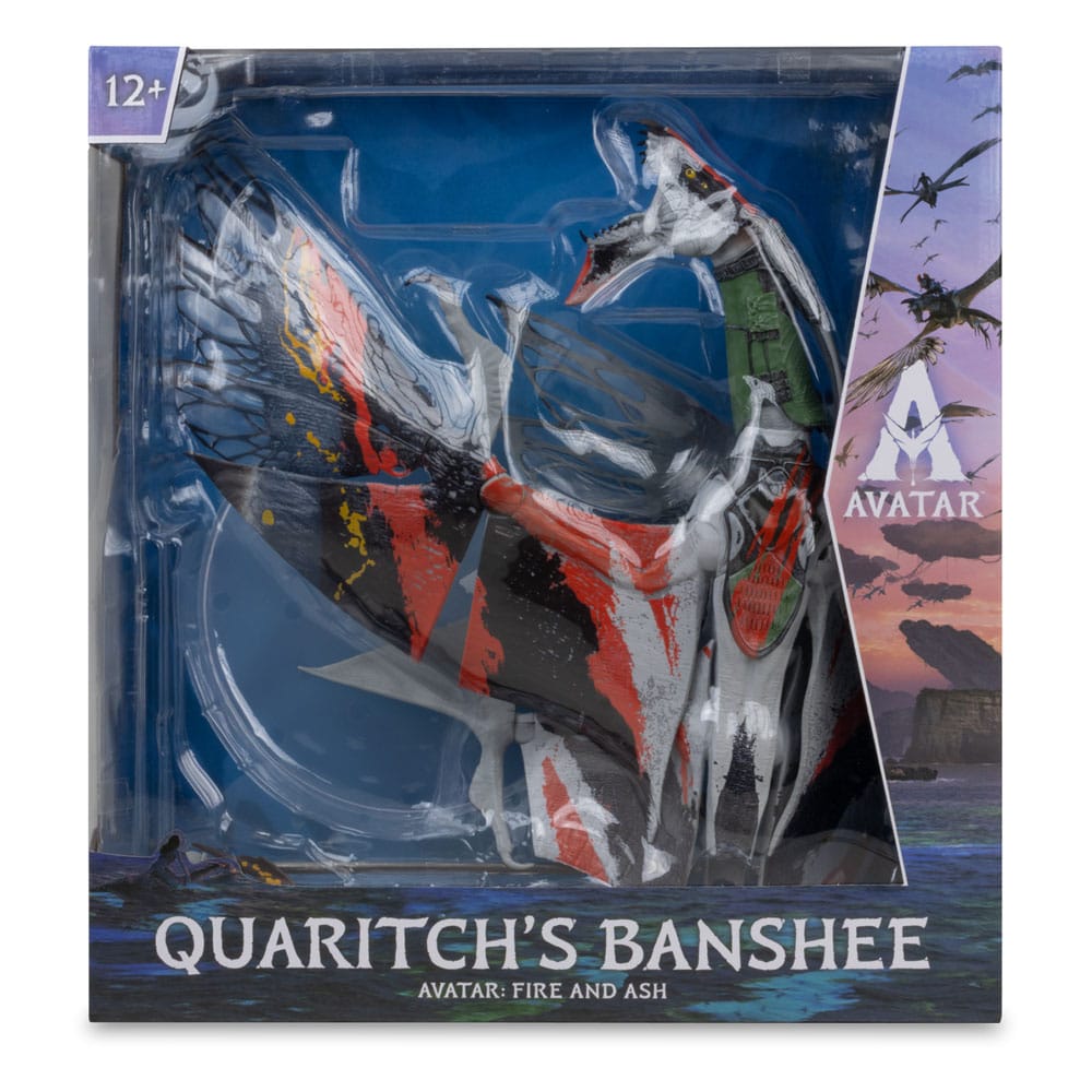 Avatar: Fire and Ash Action Figure Quaritch's new Banshee