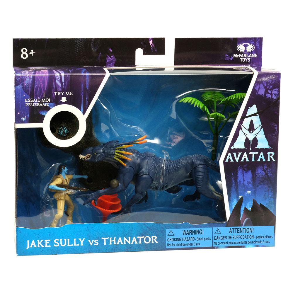 Avatar WOP Deluxe Medium Action Figure &amp; Vehicle Jake vs Thanator