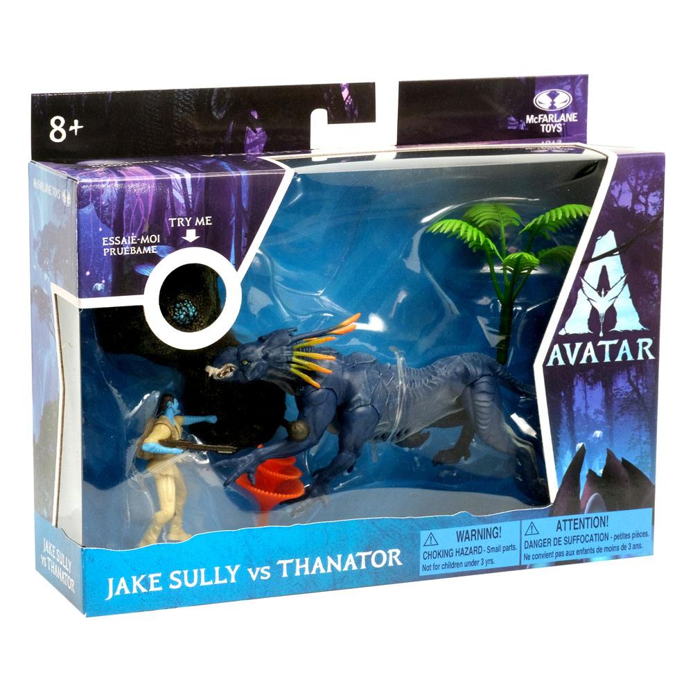 Avatar WOP Deluxe Medium Action Figure &amp; Vehicle Jake vs Thanator