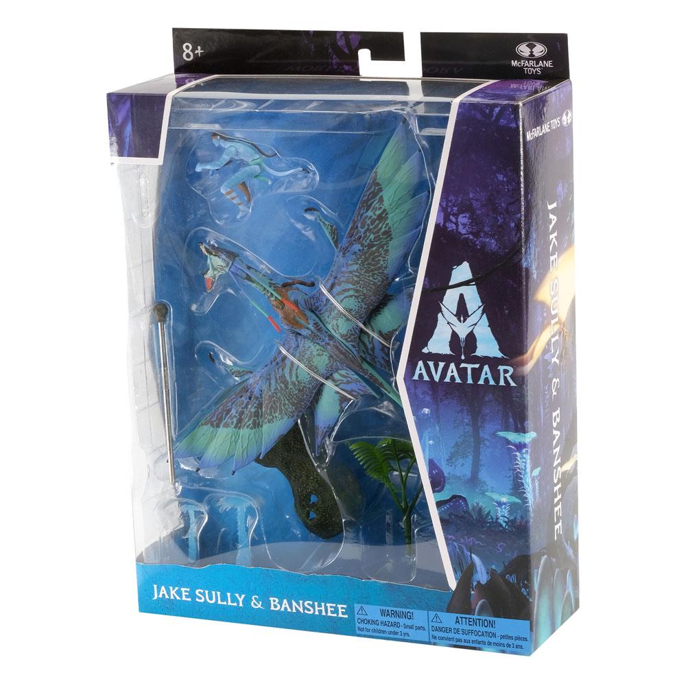 Avatar WOP Deluxe Large Action Figures Jake Sully &amp; Banshee