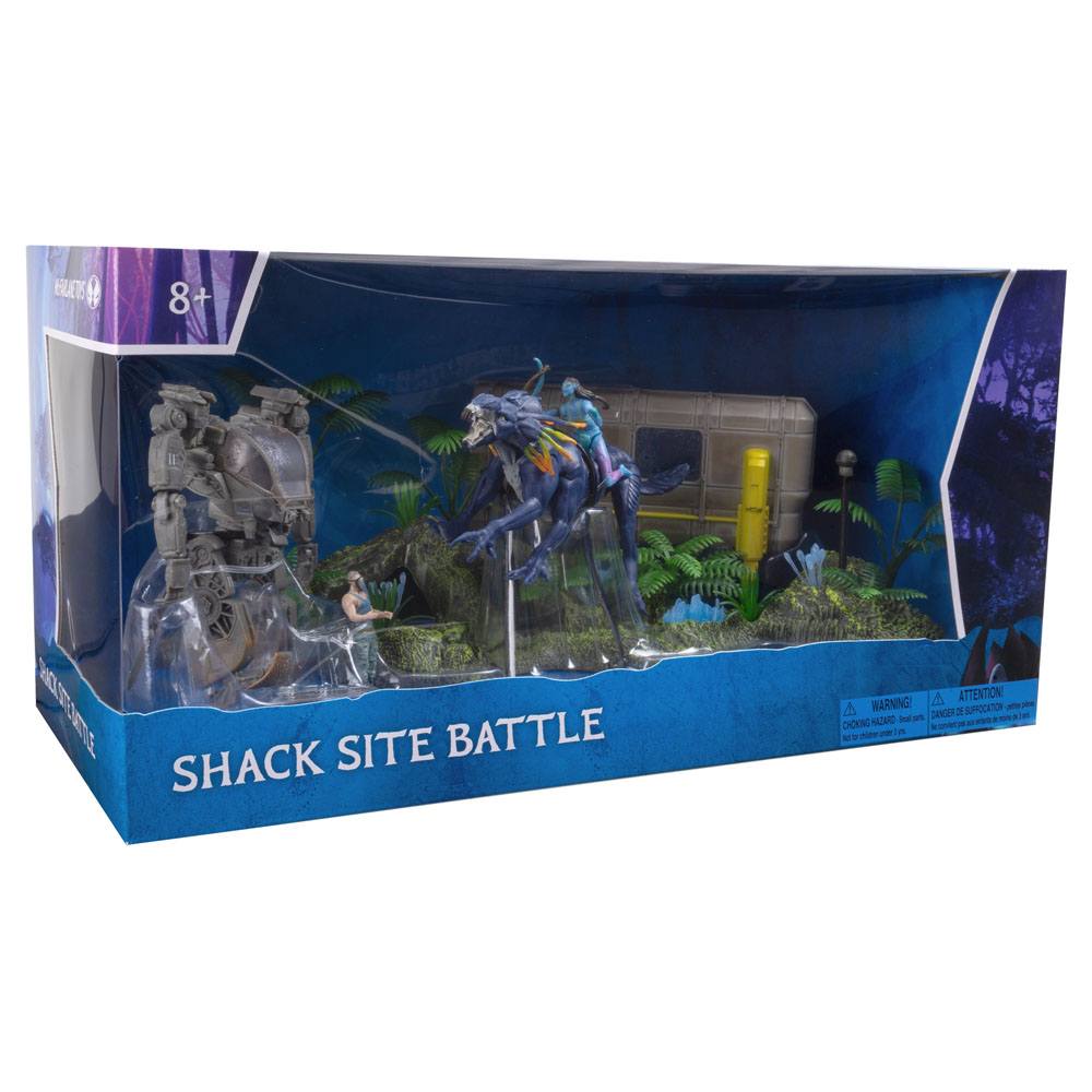 Avatar: The Way of Water Action Figures Shack Site Battle