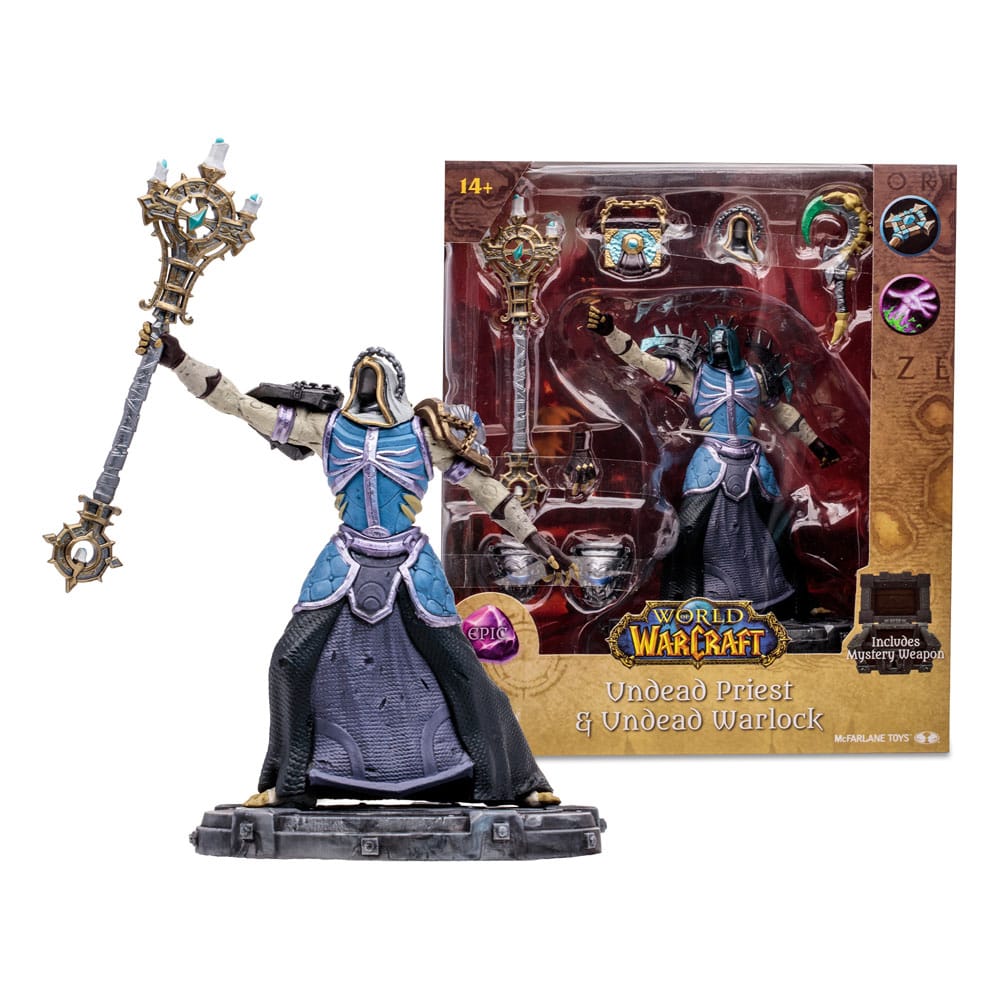 World of Warcraft Action Figure Undead Priest Warlock (Epic) 15 cm - Damaged packaging