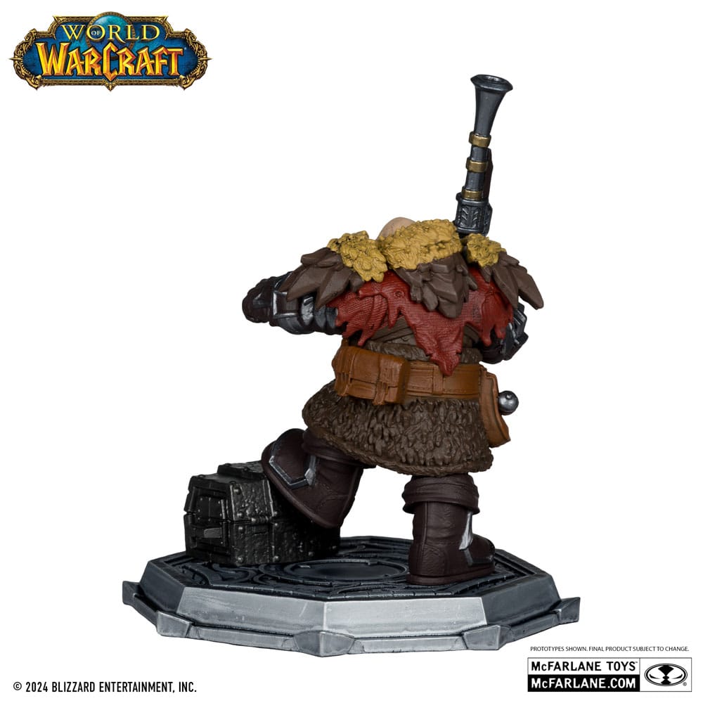 World of Warcraft PVC Statue 2-Pack 1/12 Dwarf Hunter: Beast Master & Pandaren: Monk (Gold Label) 15 cm