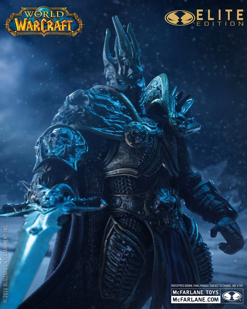 World of Warcraft McFarlane Elite Edition Action Figure Lich King #09 18 cm - Damaged packaging