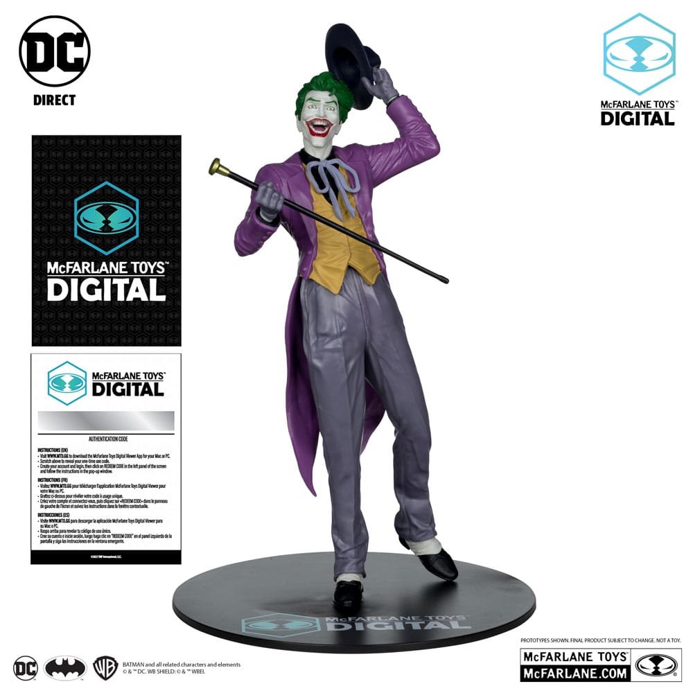DC Direct PVC Statue 1/6 The Joker by Jason Fabok (McFarlane Digital) 29 cm  - Damaged packaging