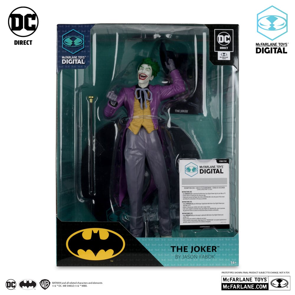 DC Direct PVC Statue 1/6 The Joker by Jason Fabok (McFarlane Digital) 29 cm  - Damaged packaging