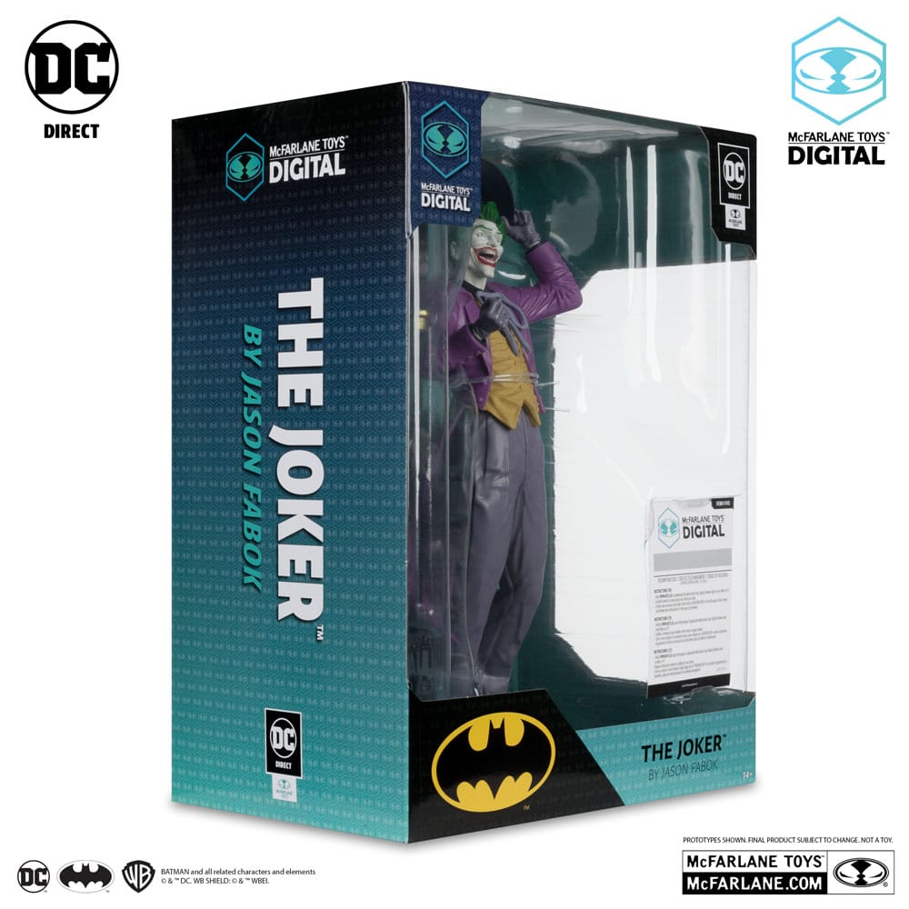 DC Direct PVC Statue 1/6 The Joker by Jason Fabok (McFarlane Digital) 29 cm  - Damaged packaging