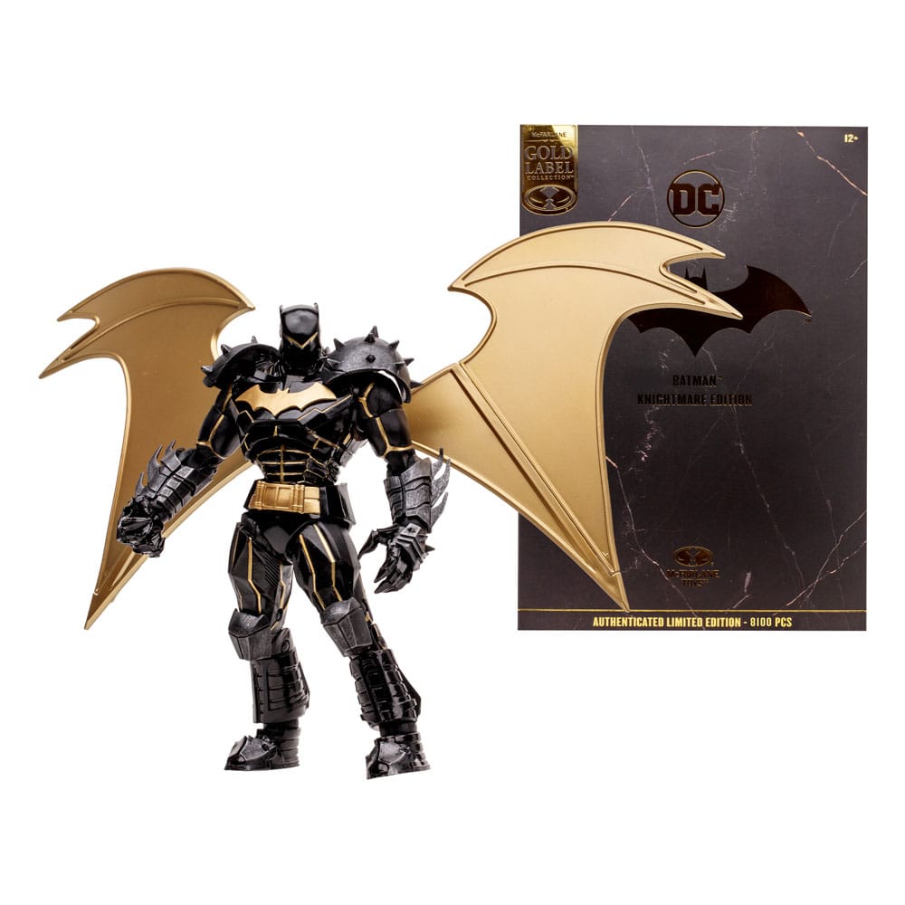 DC Multiverse Action Figure Batman (Hellbat) (Knightmare) (Gold Label) 18 cm