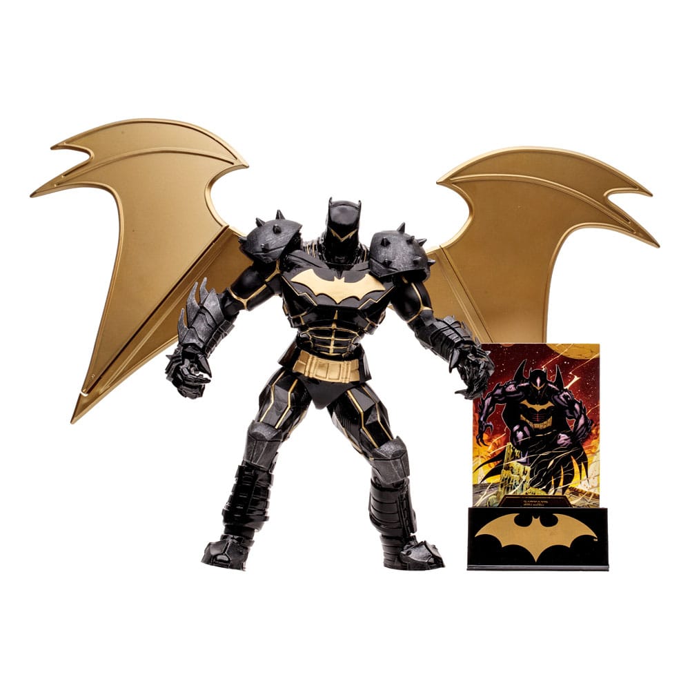 DC Multiverse Action Figure Batman (Hellbat) (Knightmare) (Gold Label) 18 cm