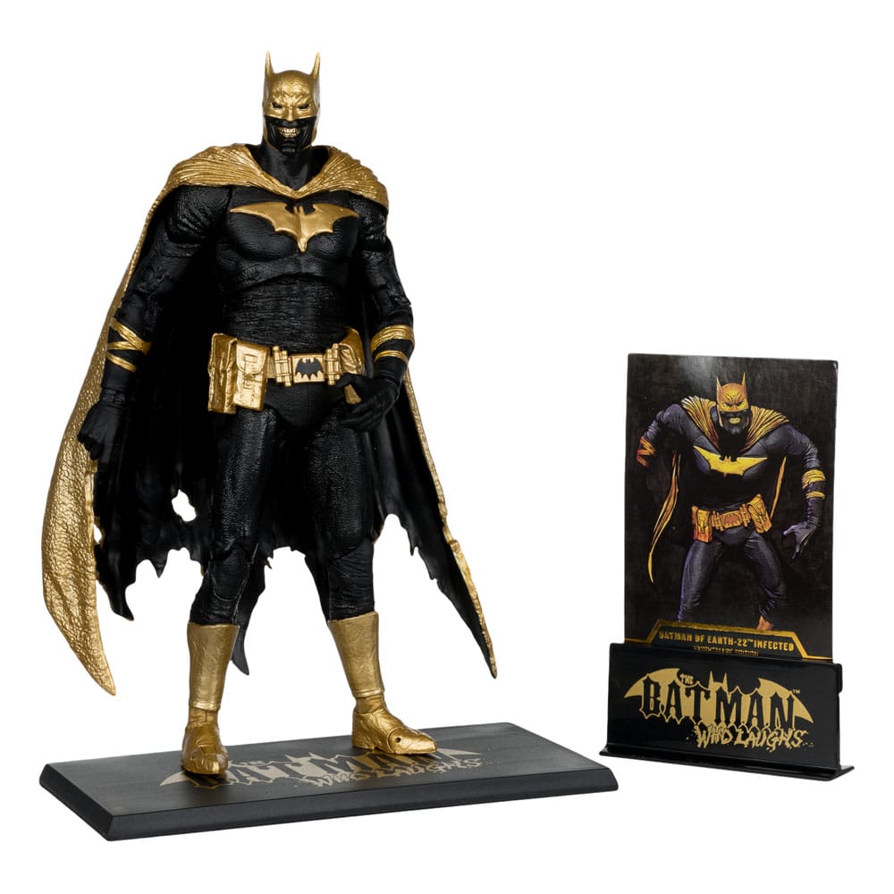 DC Multiverse Action Figure Batman of Earth-22 Infected (Dark Metal) Knightmare Edition (Gold Label) 18 cm