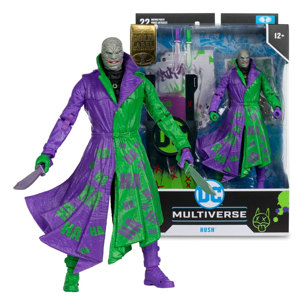 DC Multiverse Action Figure Hush (Batman: Hush) Jokerized (Gold Label) 18 cm - Damaged packaging