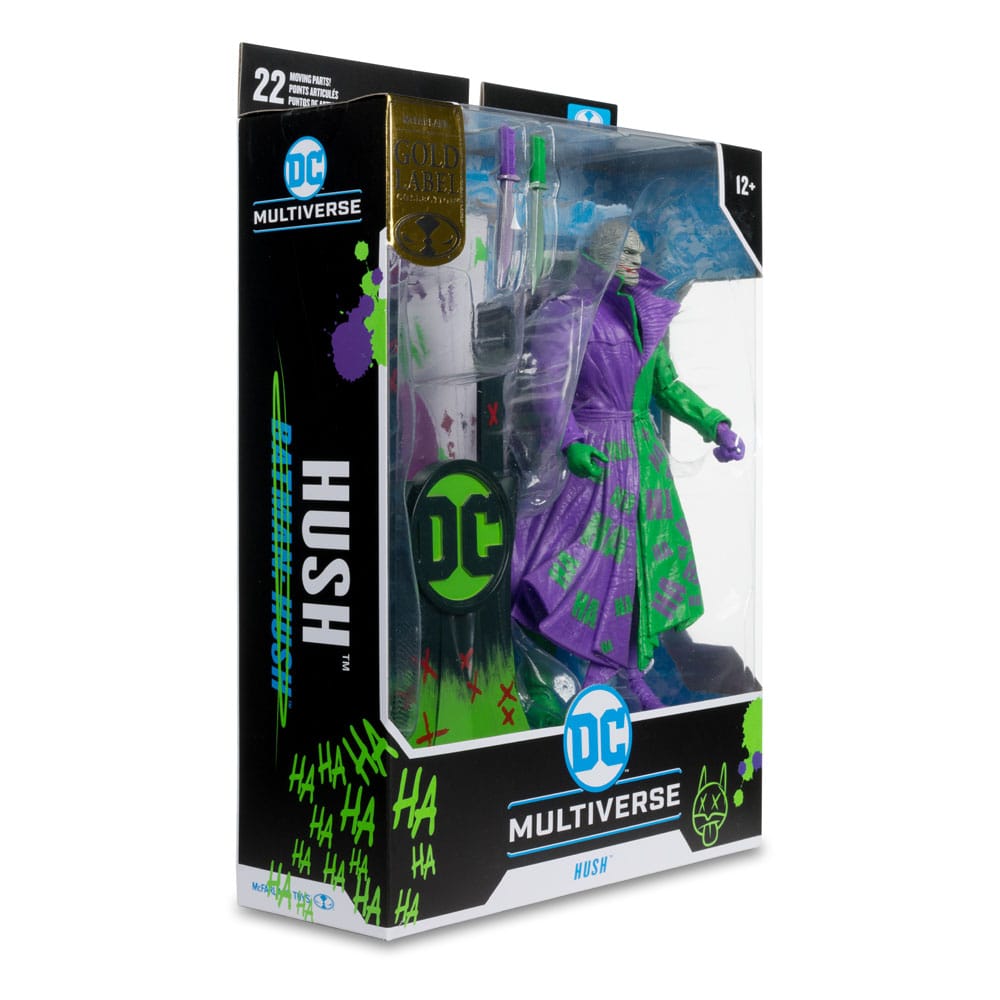 DC Multiverse Action Figure Hush (Batman: Hush) Jokerized (Gold Label) 18 cm - Damaged packaging